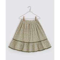 Little Cotton Clothes Laurel Hedgerow Floral Cord Prairie Skirt
