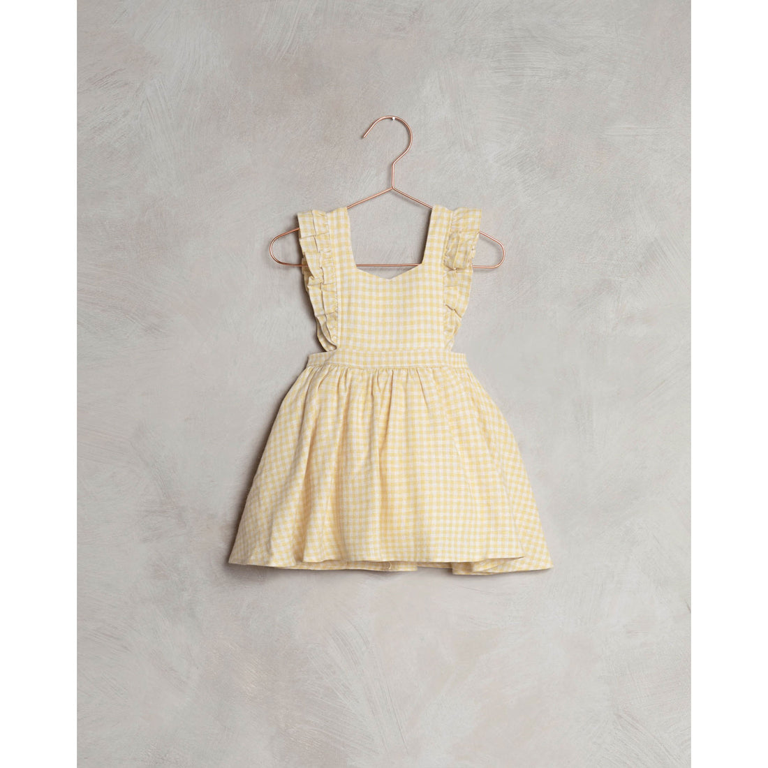 Noralee Lemon-Gingham Provence Dress | Lemon Gingham