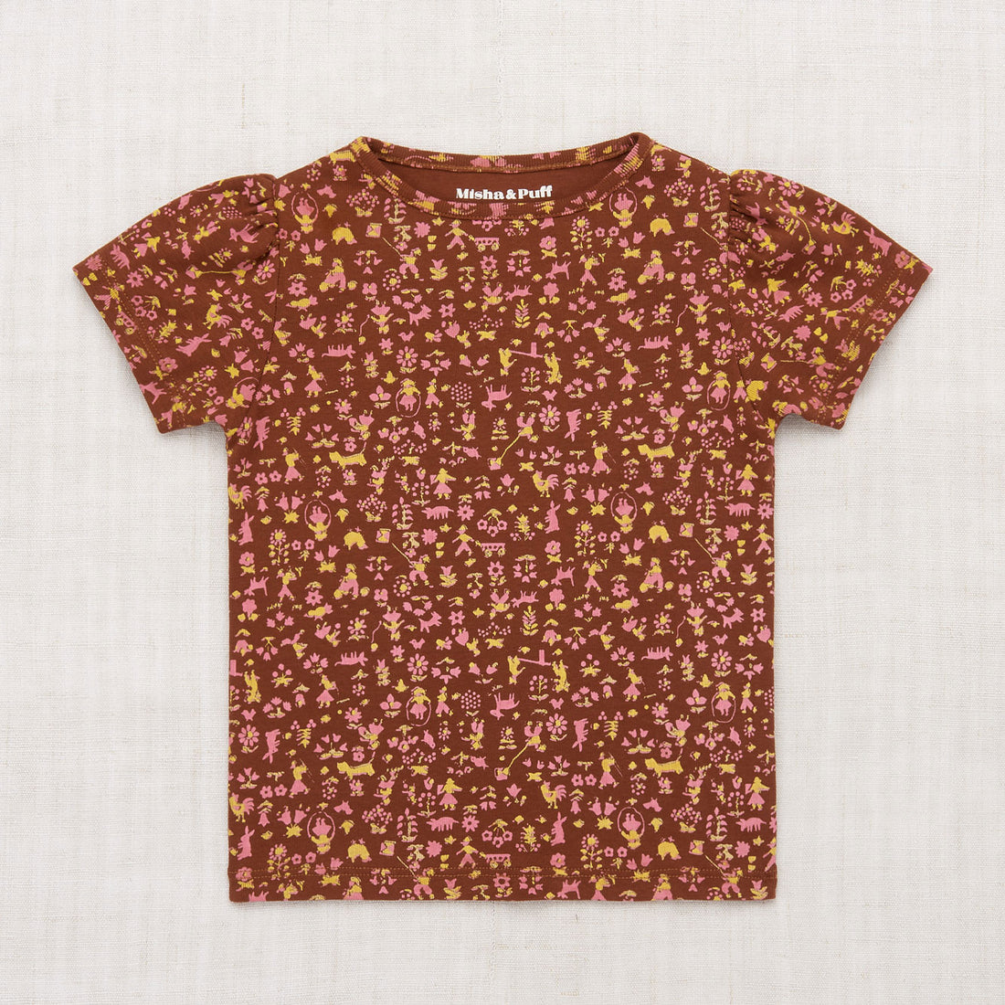 Misha and Puff Cedar Country Walk Puff Sleeve Tee