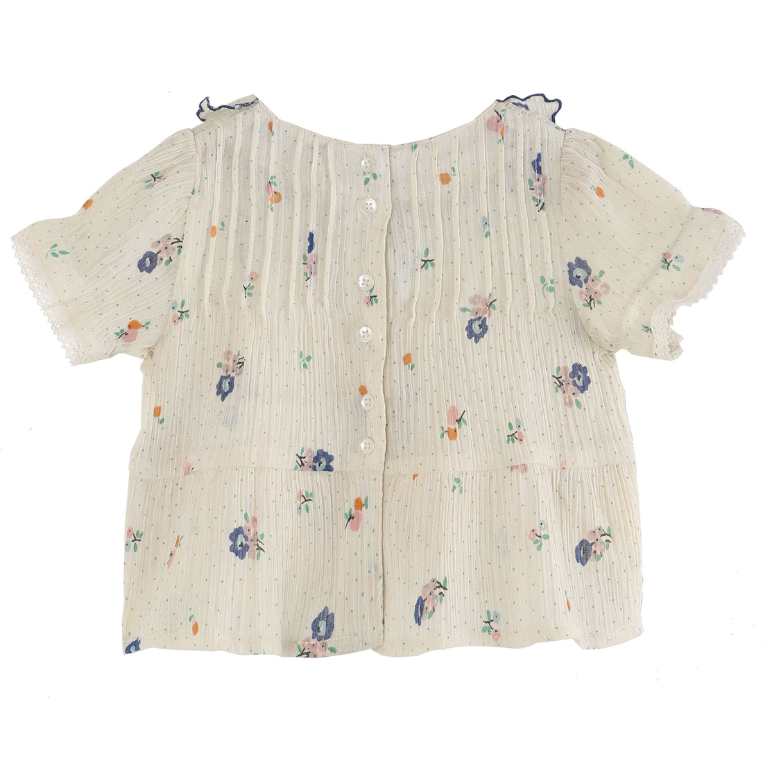 Emile et Ida Fruity Floral Baby Blouse