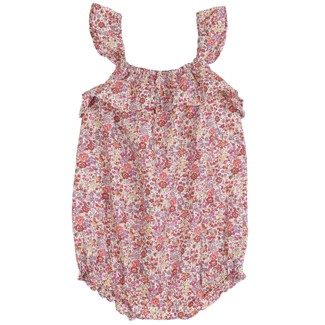 Emile et Ida Emma Liberty Print Ruffle Romper