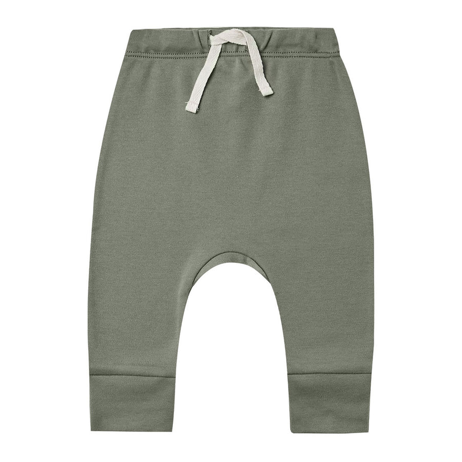 Quincy Mae Drawstring Pant-Basil