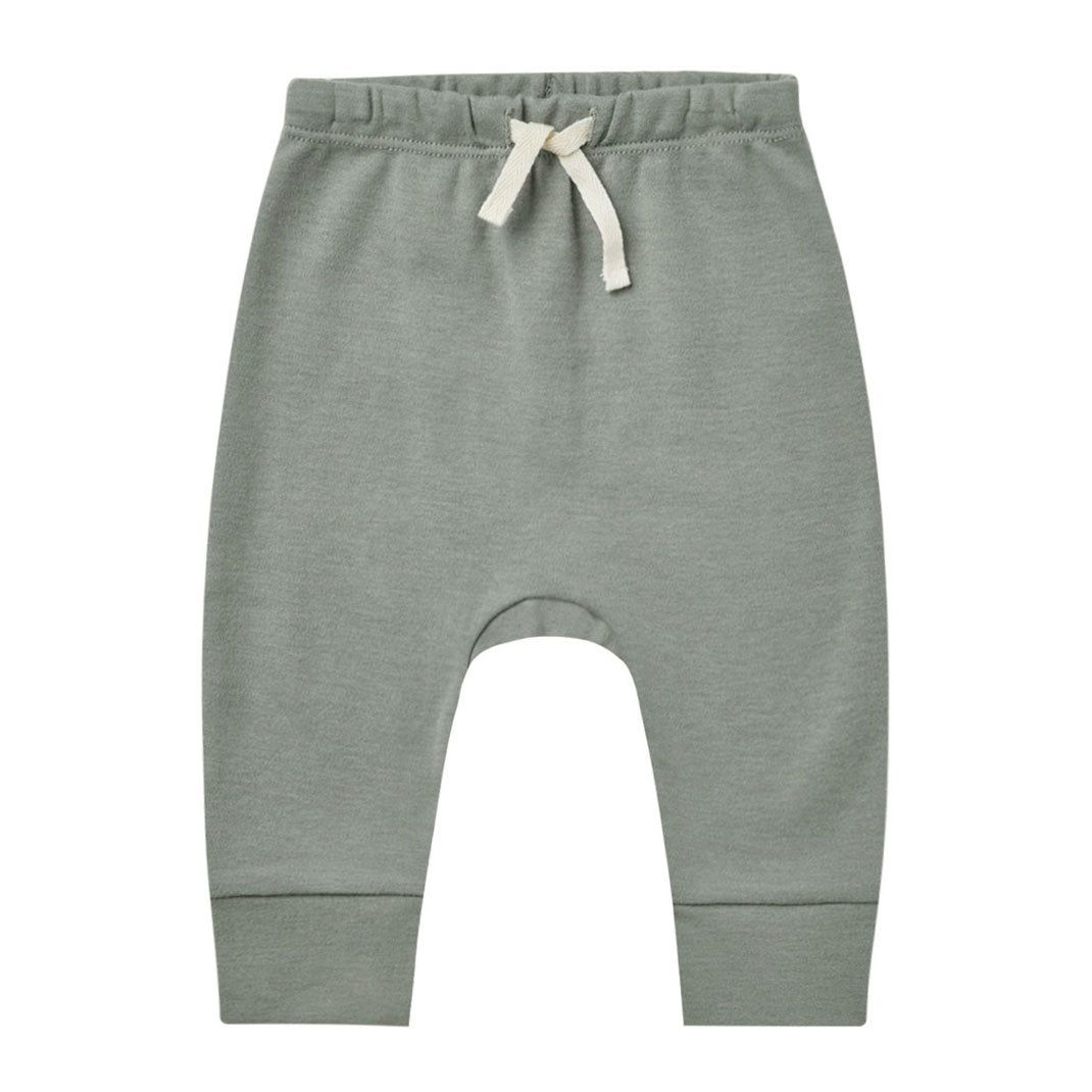 Quincy Mae Sea Green Drawstring Pant