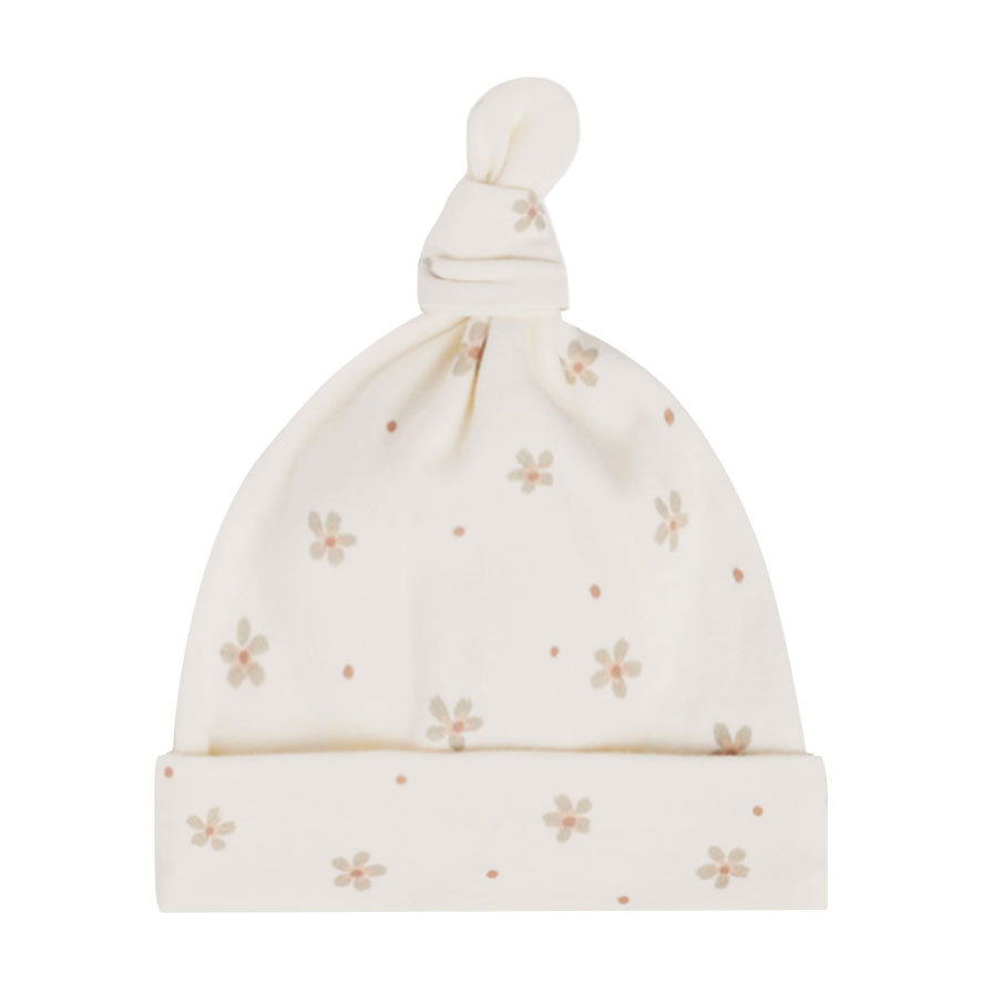 Quincy Mae Knotted Baby Hat | Dotty Floral