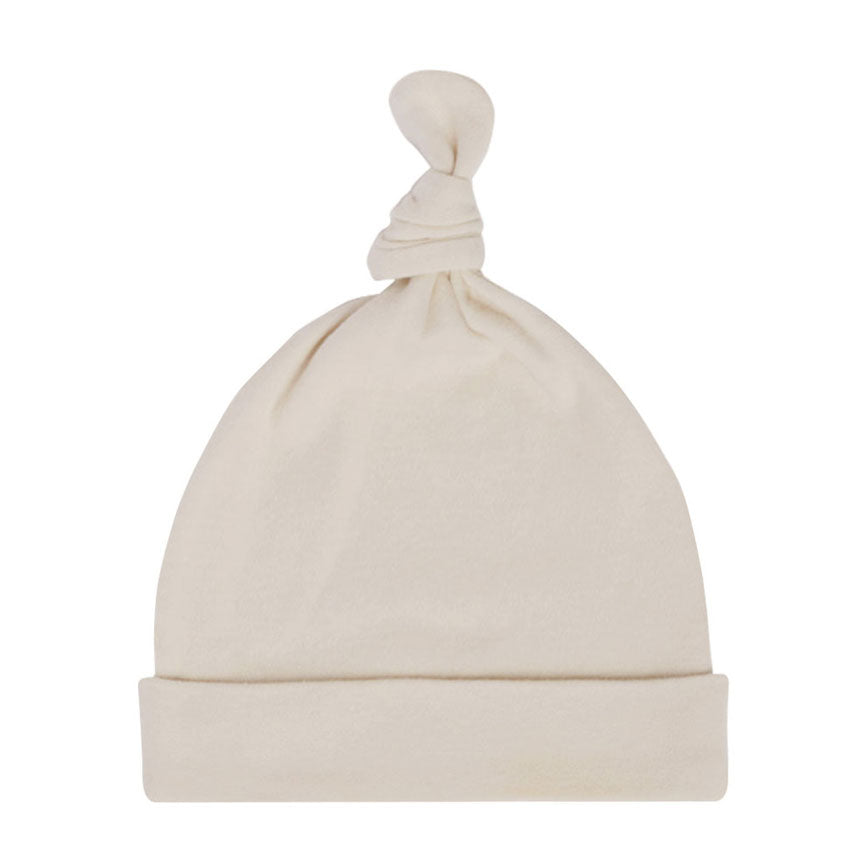 Quincy Mae Natural Knotted Baby Hat