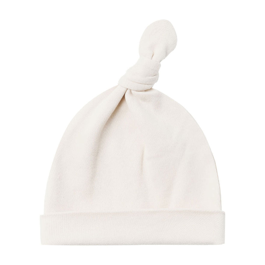 Quincy Mae Knotted Baby Hat-Ivory