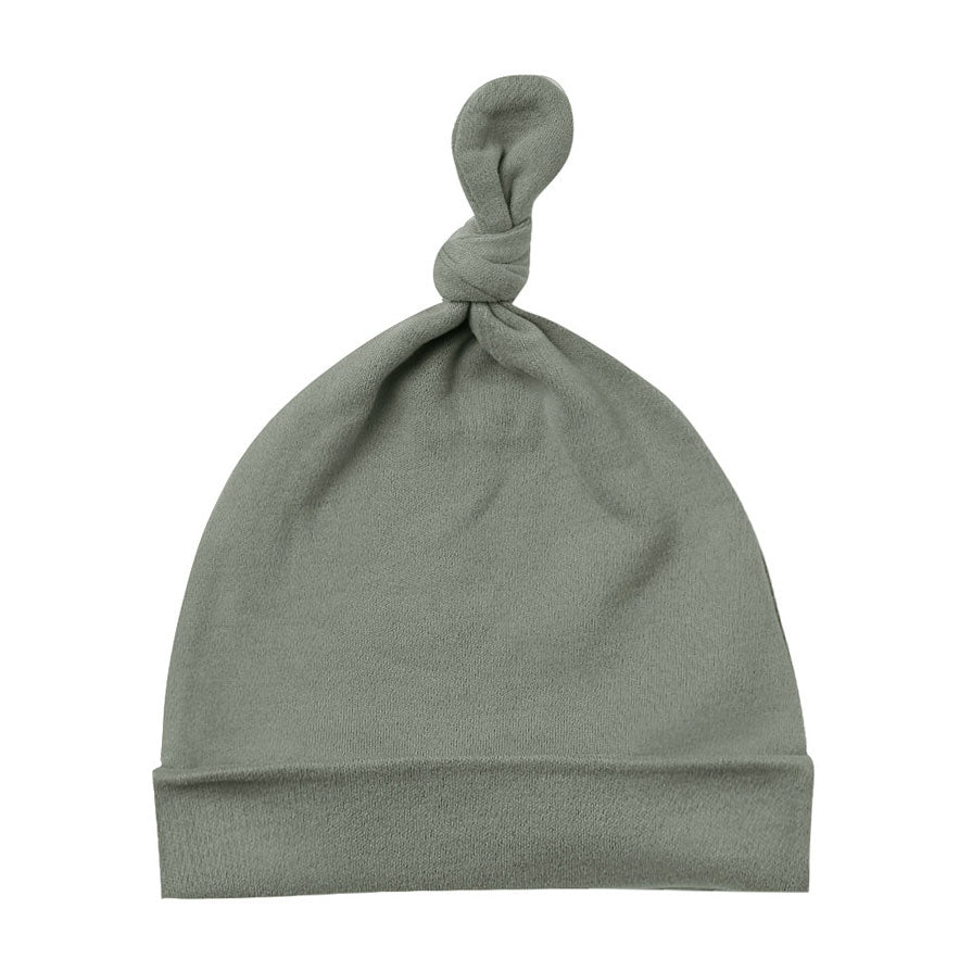Quincy Mae Knotted Baby Hat-Basil