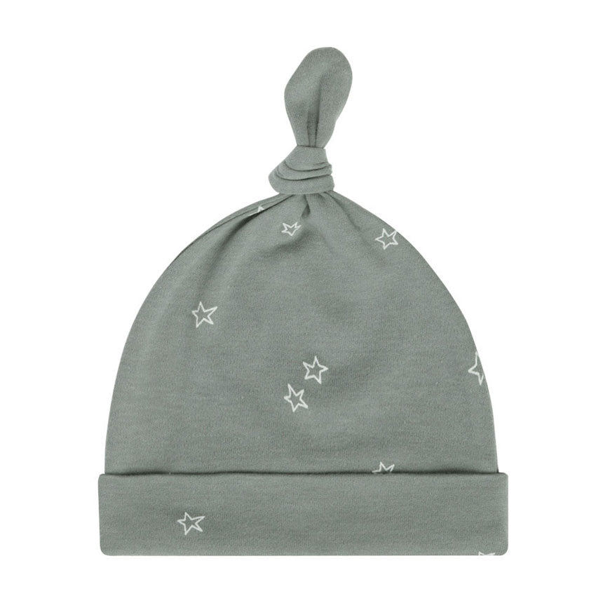 Quincy Mae Sea Green Knotted Baby Hat