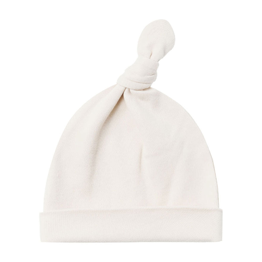Quincy Mae Knotted Baby Hat | Ivory