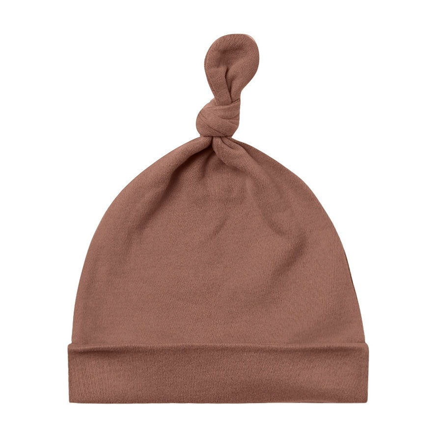 Quincy Mae Knotted Baby Hat | Pecan