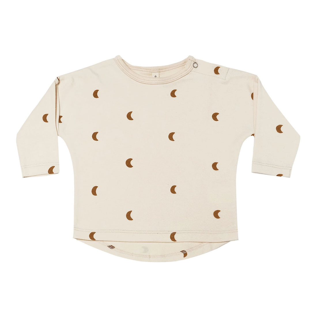 Quincy Mae Natural Moons Long-Sleeve Tee