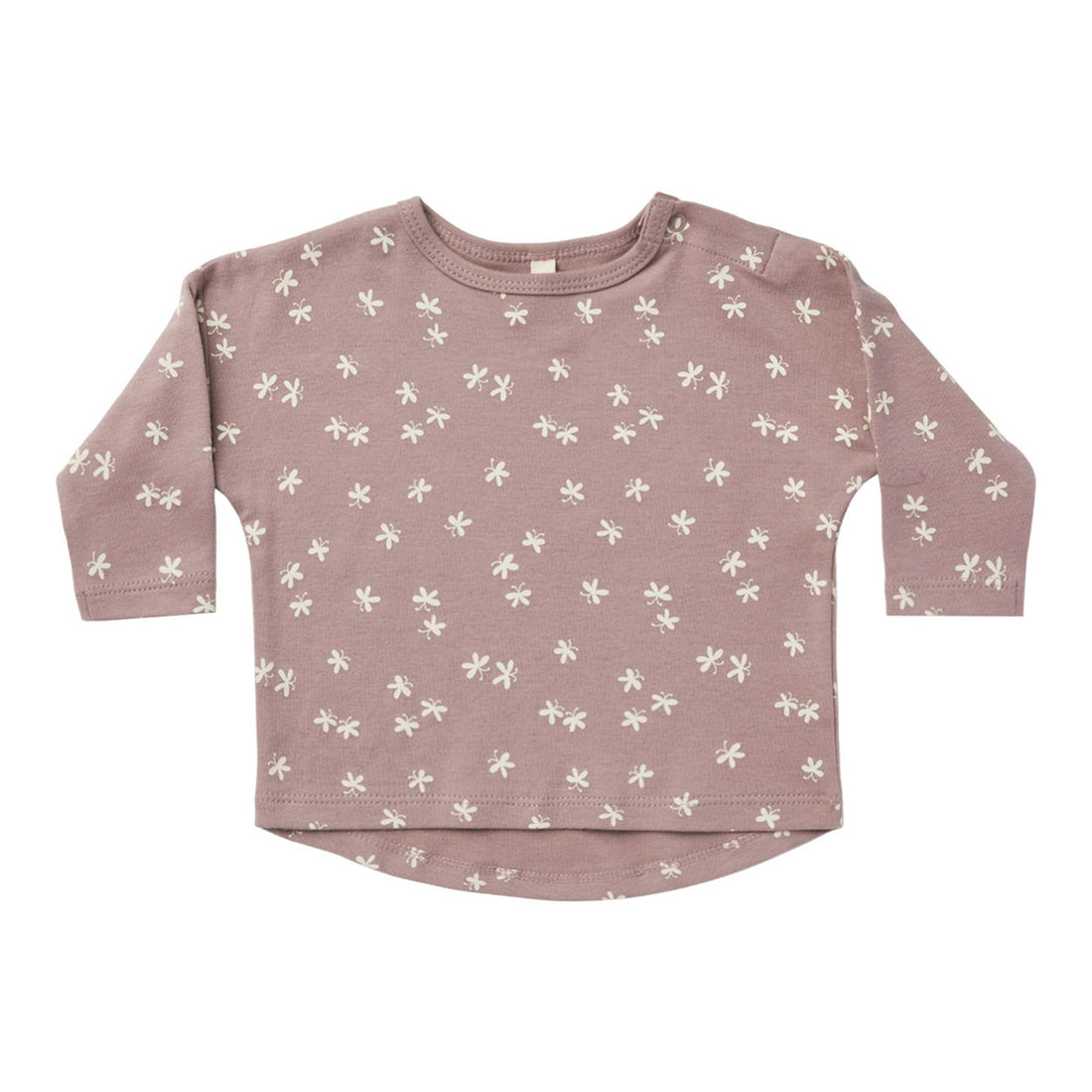 Quincy Mae Long Sleeve Tee | Butterflies