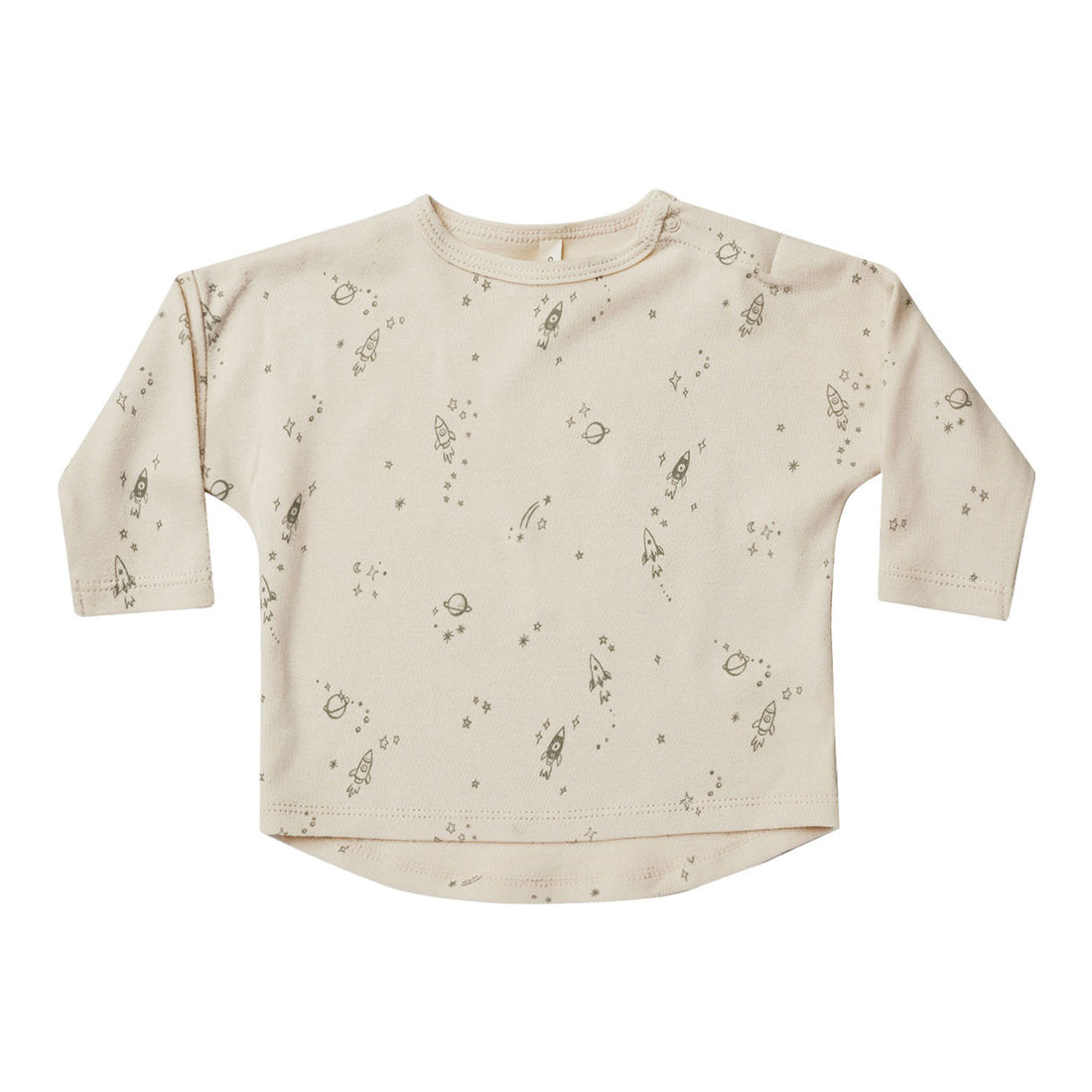 Quincy Mae Space Long Sleeve Tee