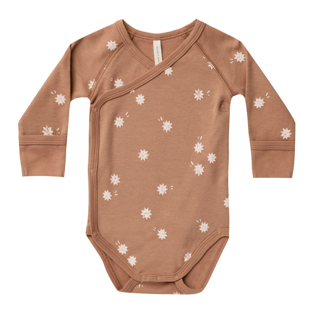 Quincy Mae Side Snap Bodysuit | Sunburst