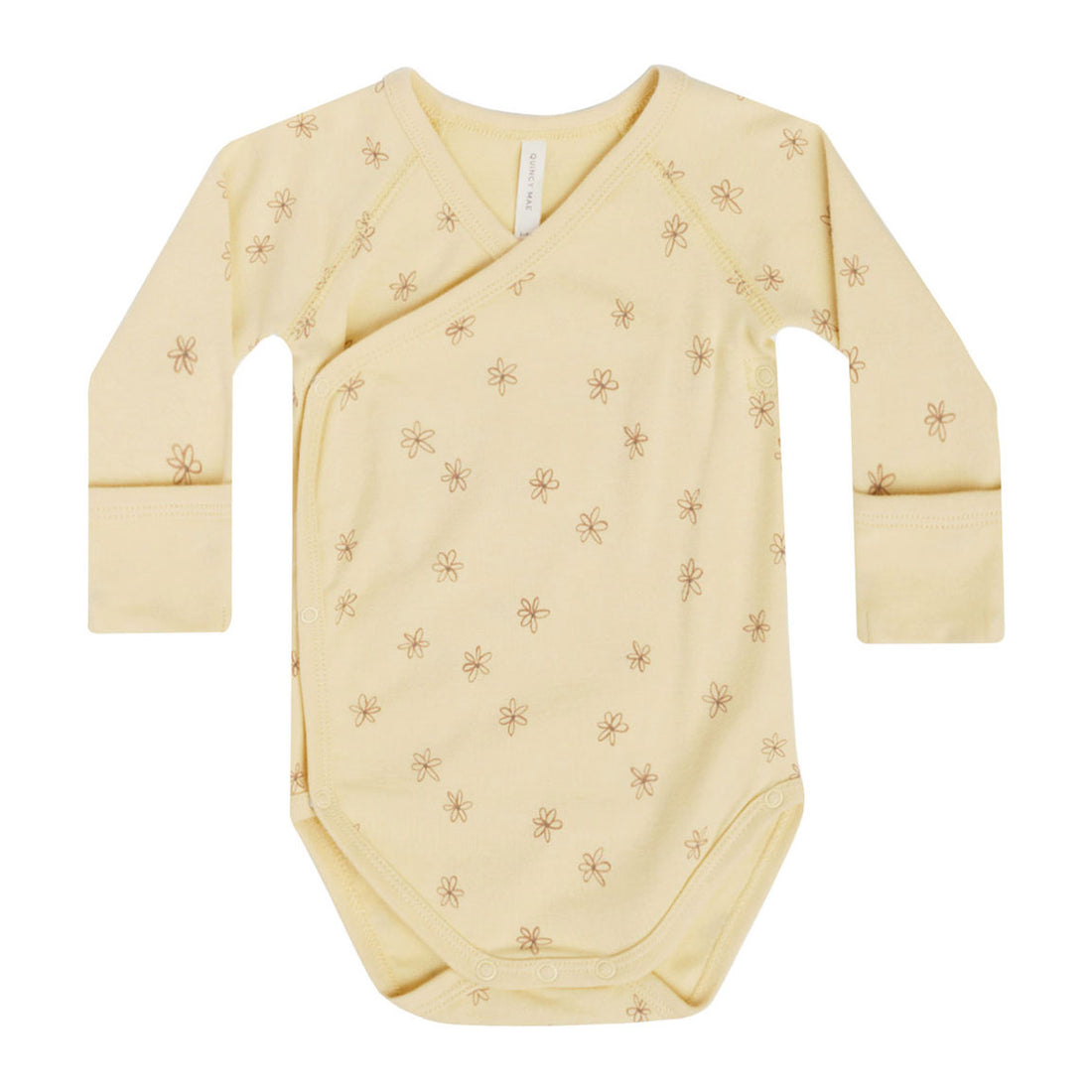 Quincy Mae Blossom Side Snap Bodysuit