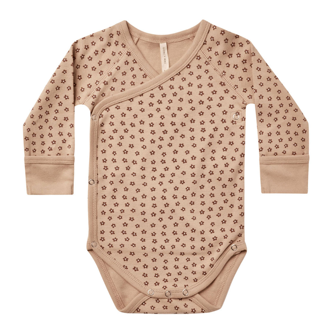 Quincy Mae Side-Snap Bodysuit | Ditsy Bloom