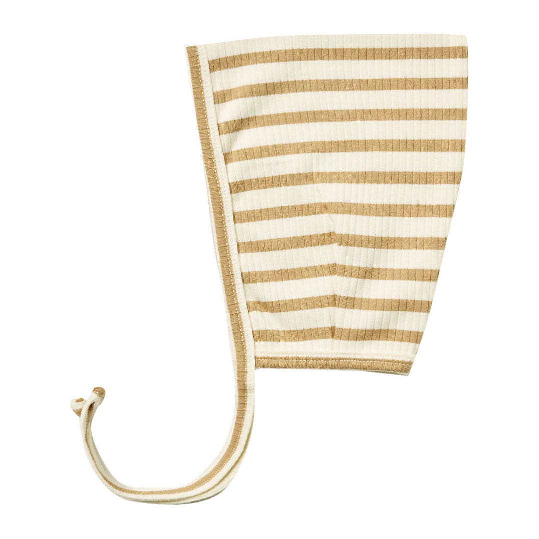 Quincy Mae  Honey Stripe Ribbed Pixie Bonnet