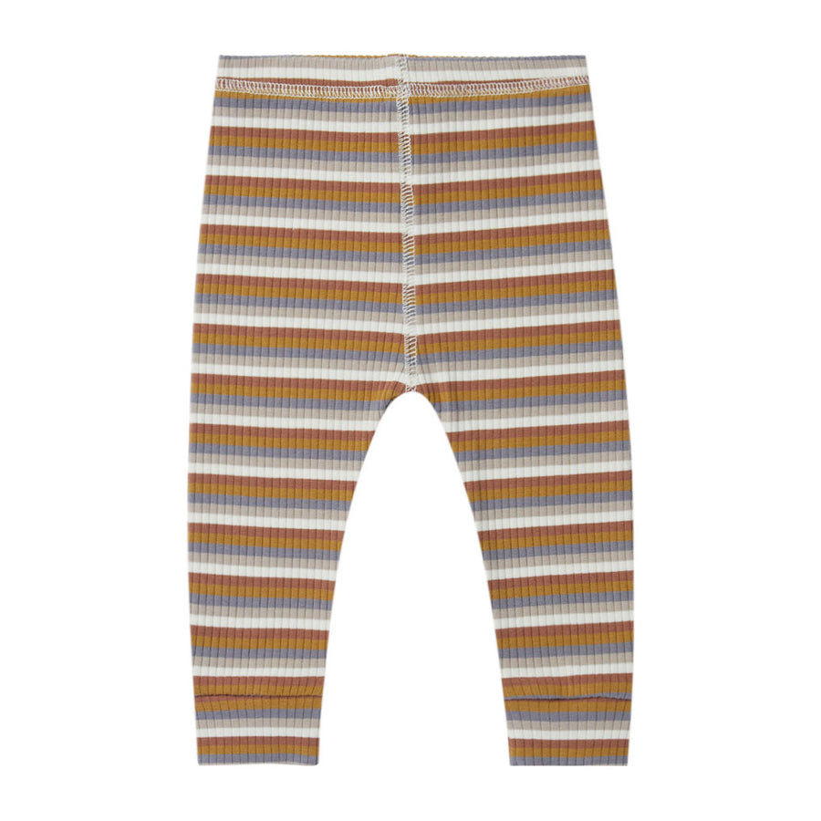 Quincy Mae Ribbed Leggings | Multi-Stripe