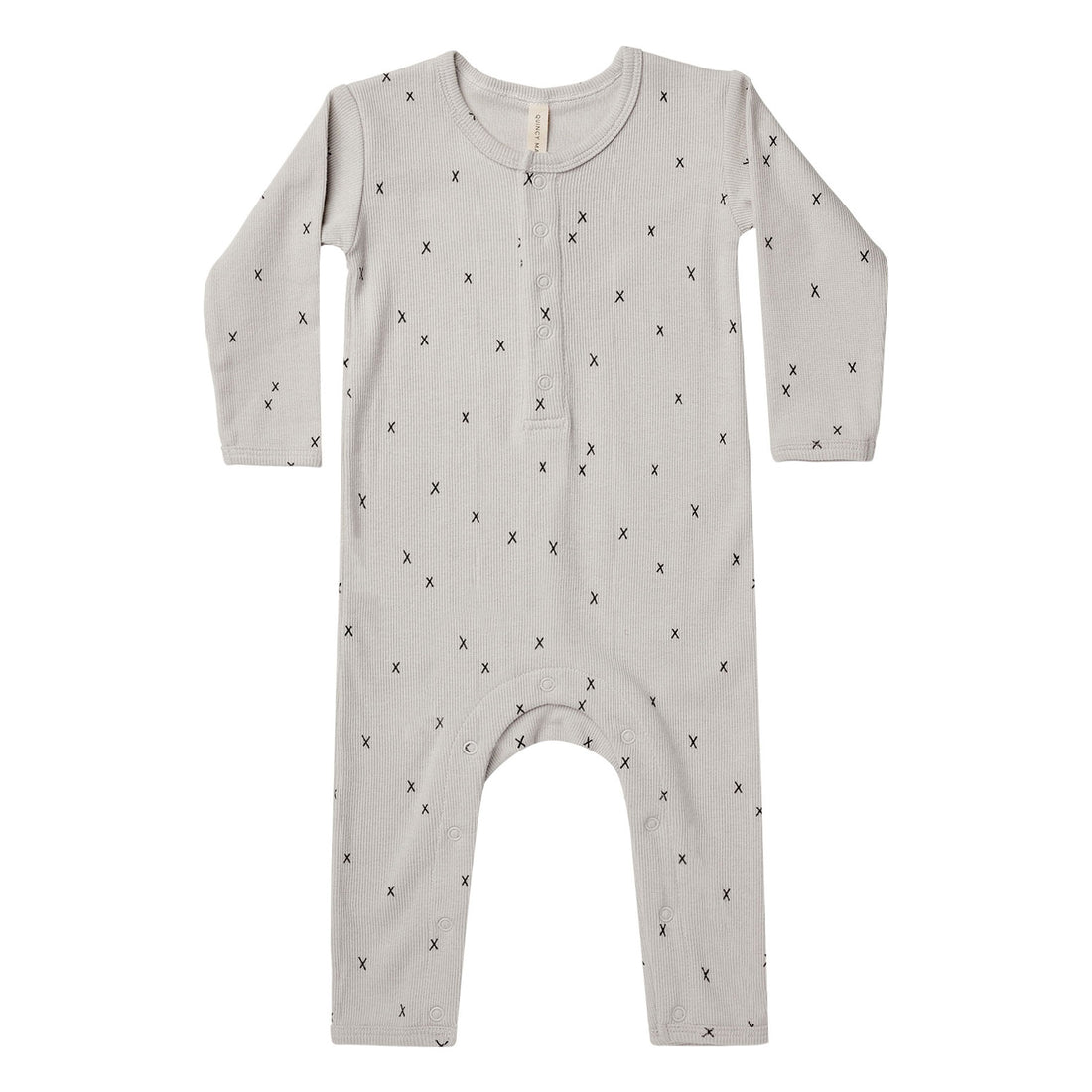 Quincy Mae Ribbed Baby Jumpsuit | Criss Cross