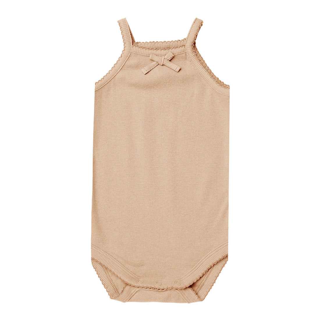 Quincy Mae Tank Bodysuit | Apricot