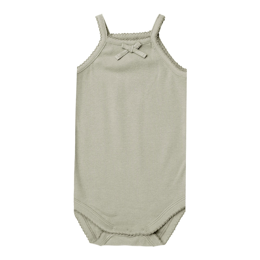 Quincy Mae Tank Bodysuit | Pistachio