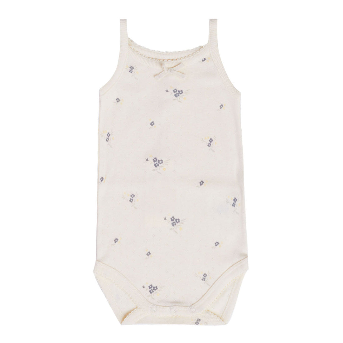 Quincy Mae Pointelle Tank Bodysuit | Ditsy Ocean