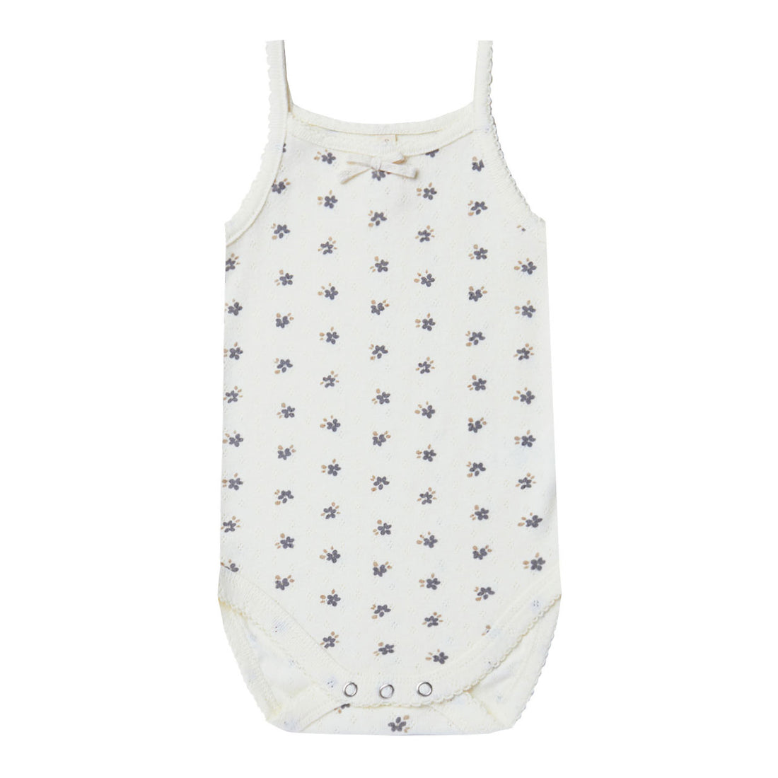 Quincy Mae Pointelle Tank Bodysuit | Ivory