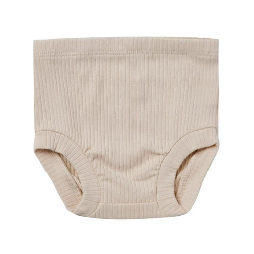 Quincy Mae Ribbed Bloomer | Natural