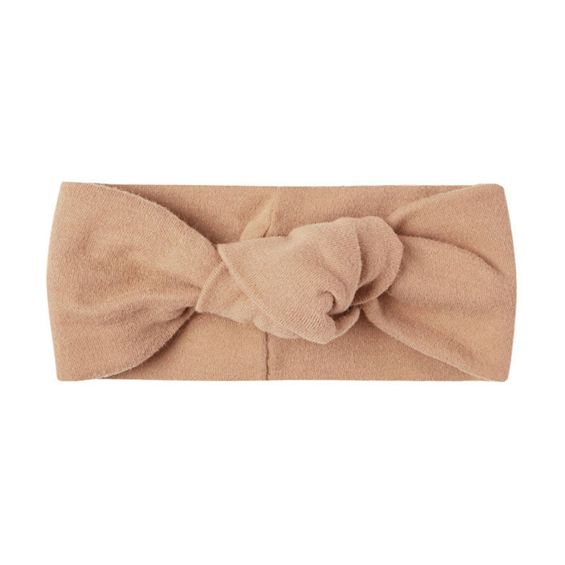 Quincy Mae Apricot Knotted Headband