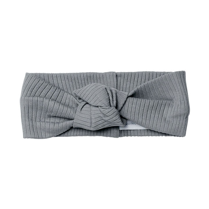 Quincy Mae Ribbed Knotted Headband | Ocean