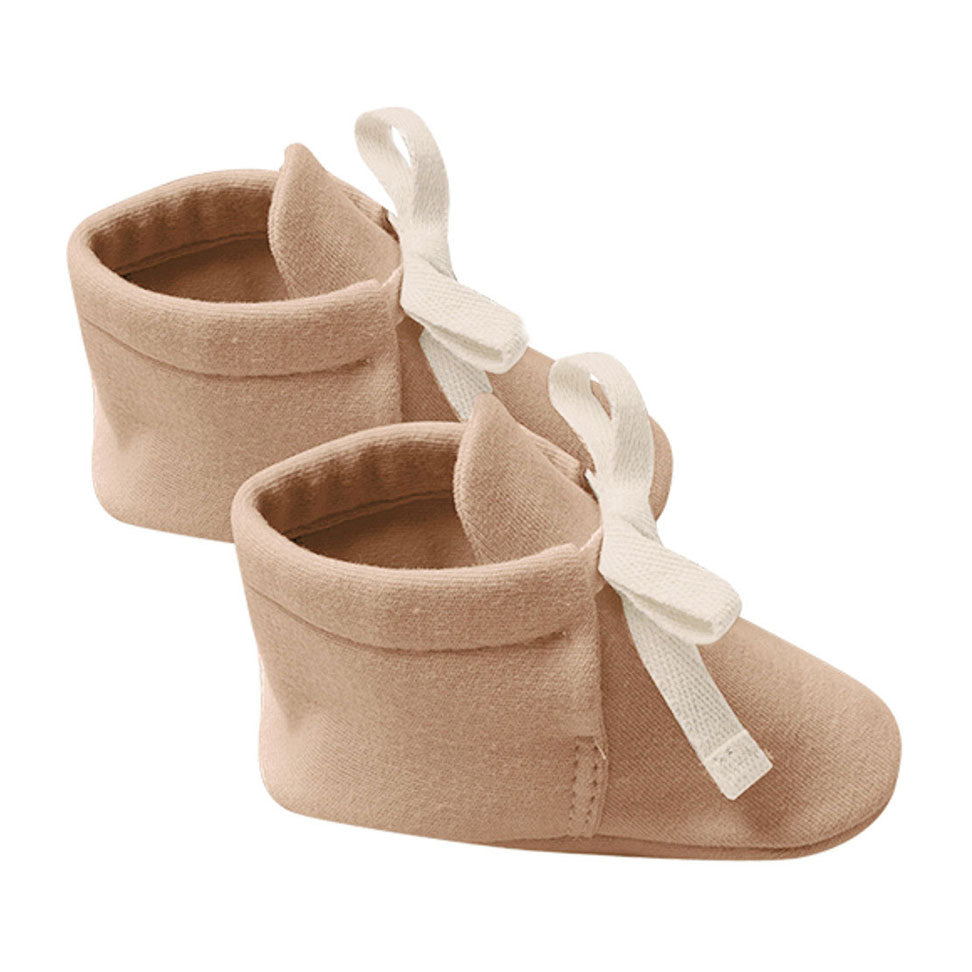 Quincy Mae Apricot Baby Booties
