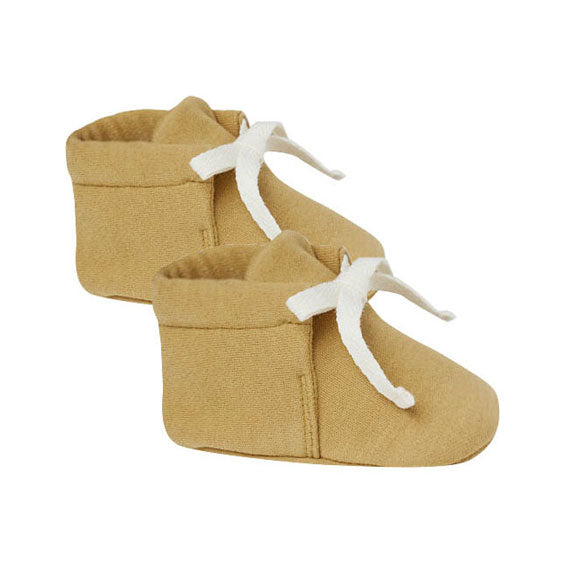Quincy Mae Gold Baby Booties