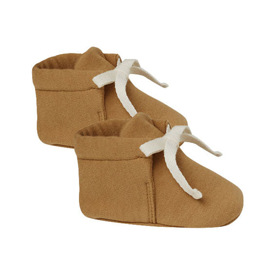 Quincy Mae Baby Booties-Walnut