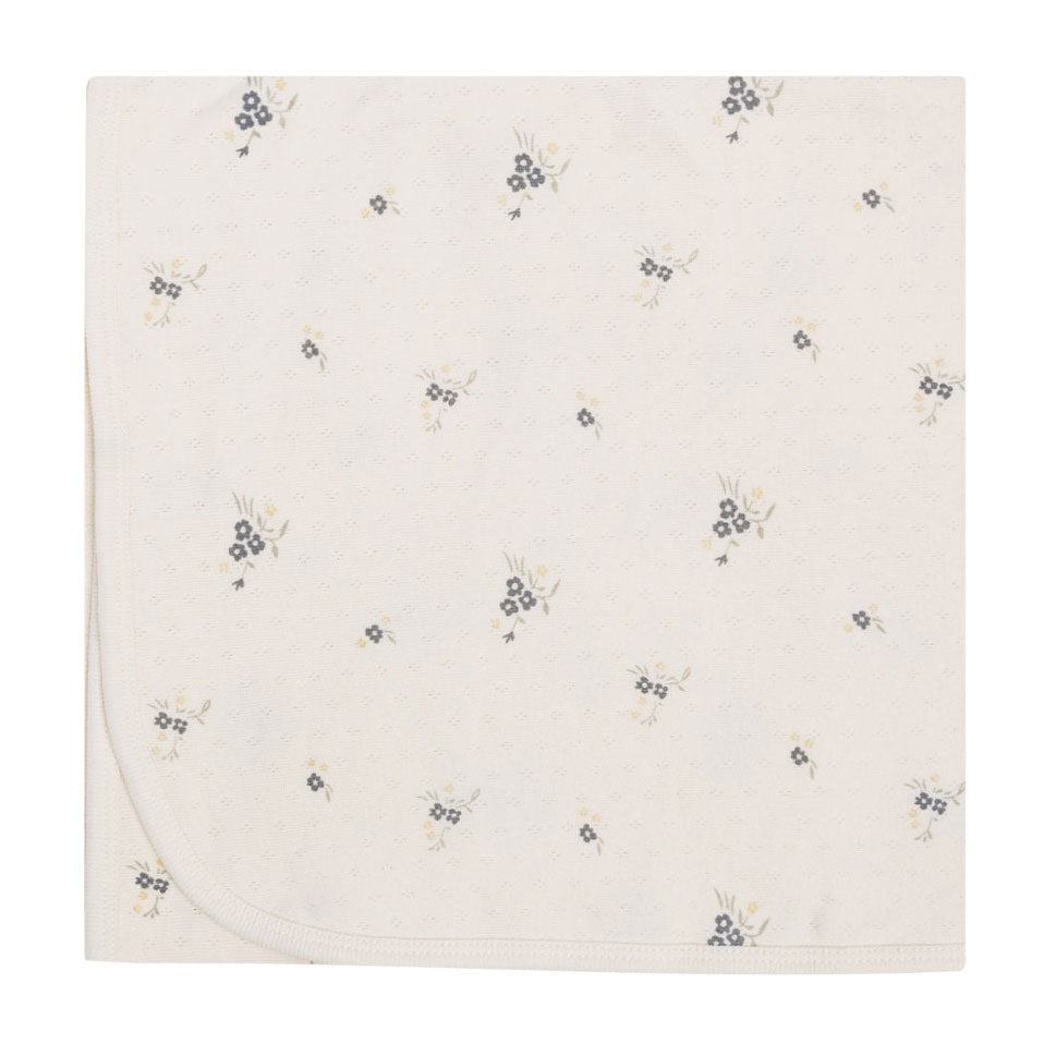 Quincy Mae Pointelle Baby Blanket | Ditsy Ocean