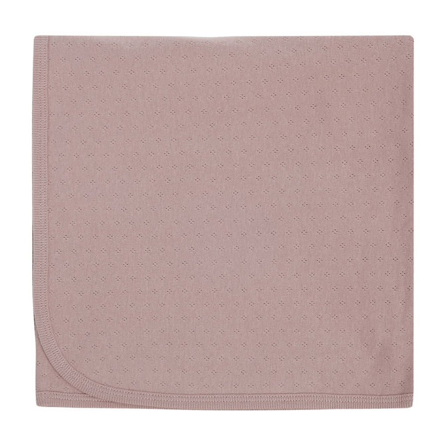 Quincy Mae Pointelle Baby Blanket | Lilac