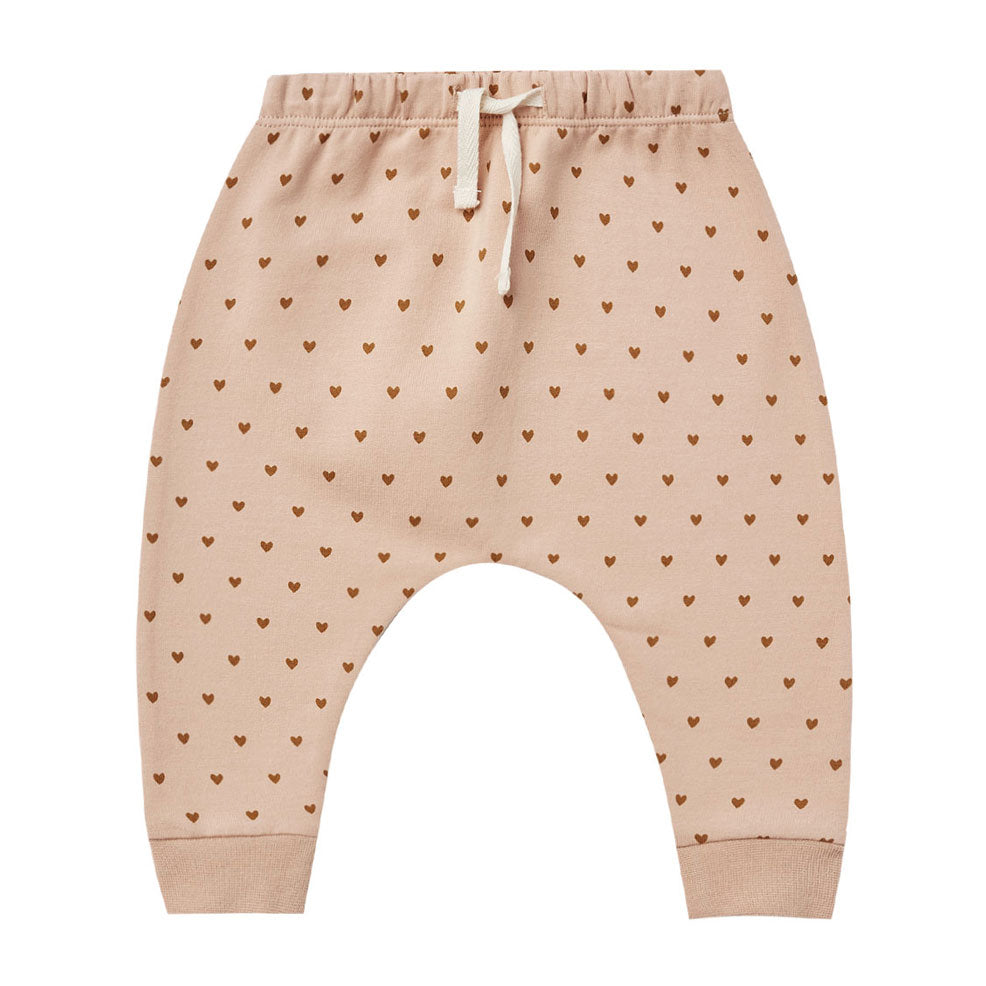 Quincy Mae  Hearts Fleece Sweatpant