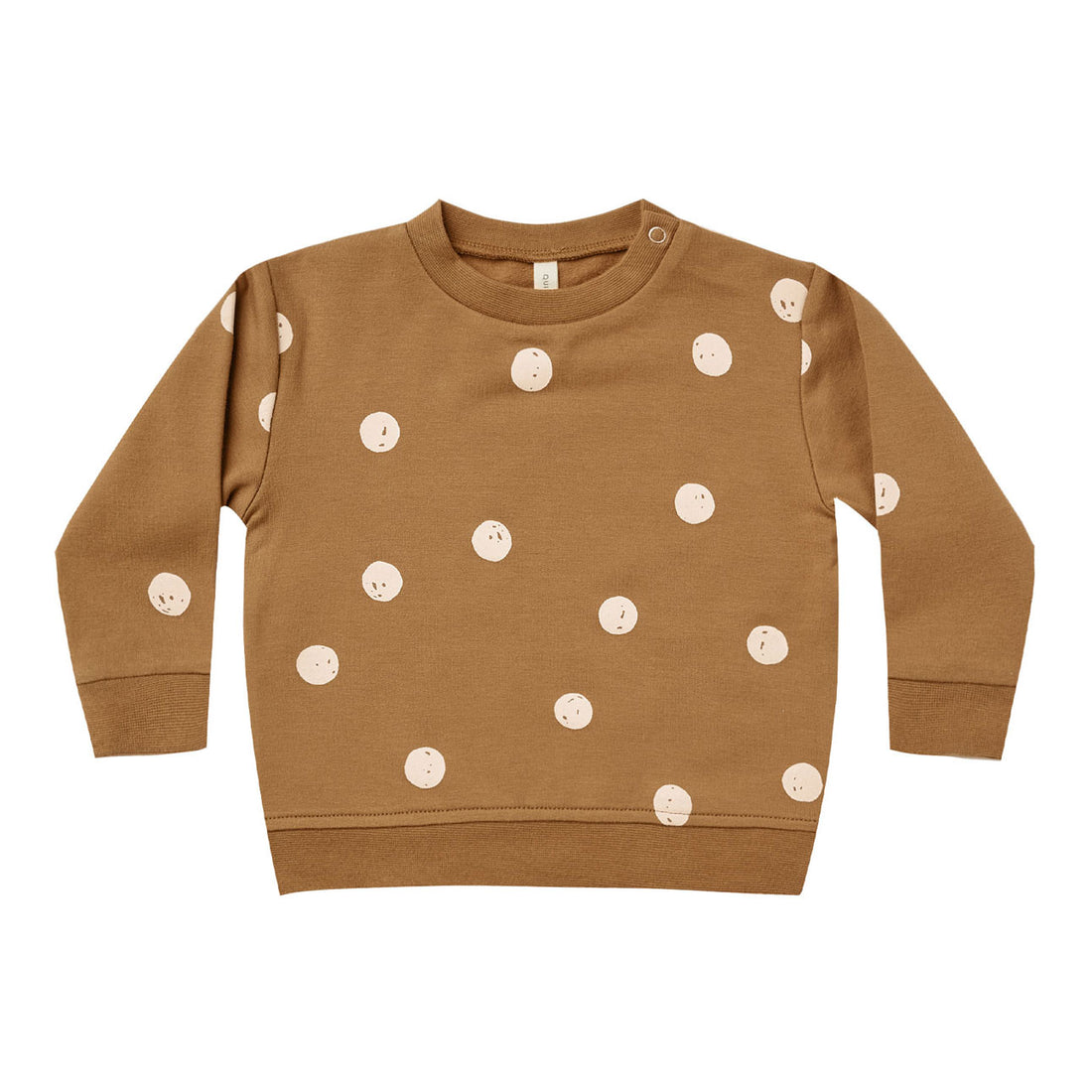 Quincy Mae  Polka-Dot Fleece Sweatshirt