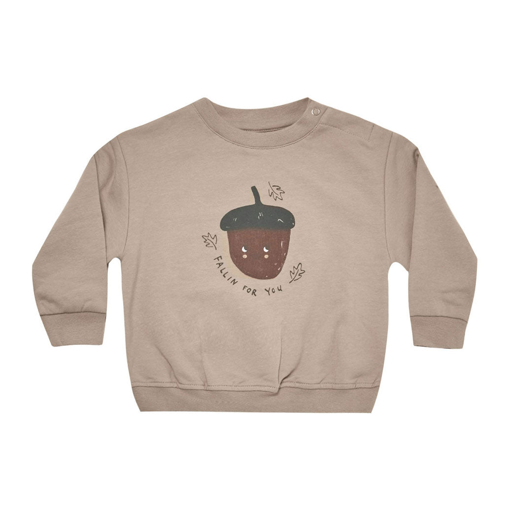 Quincy Mae Fleece Sweatshirt | Acorn