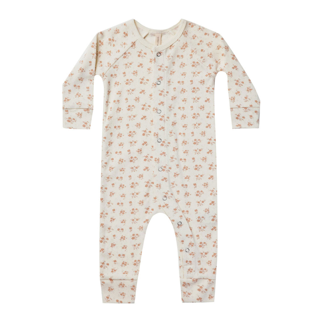 Quincy Mae Pointelle Long John | Blush Floral