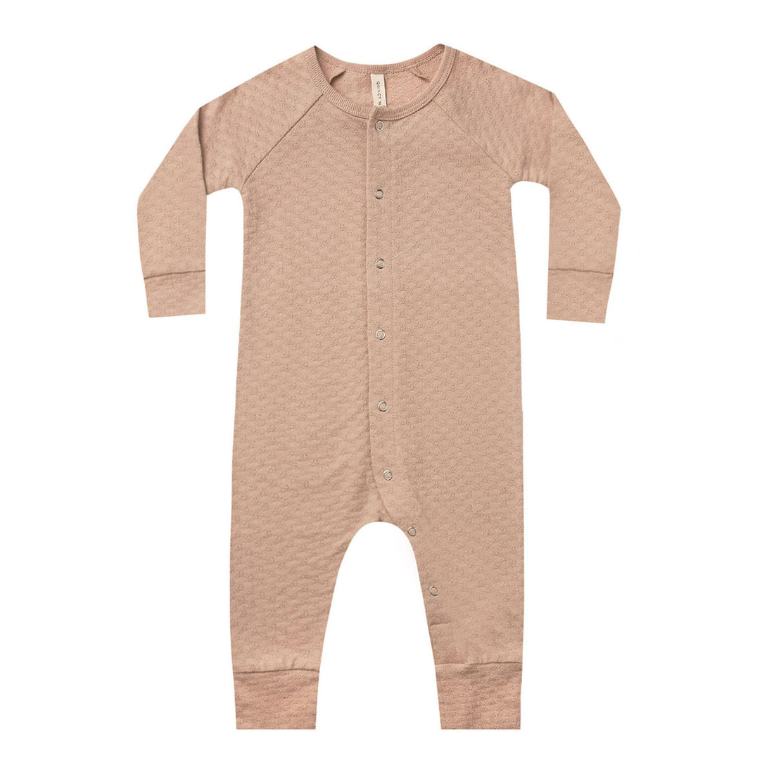 Quincy Mae Pointelle Long John | Blush