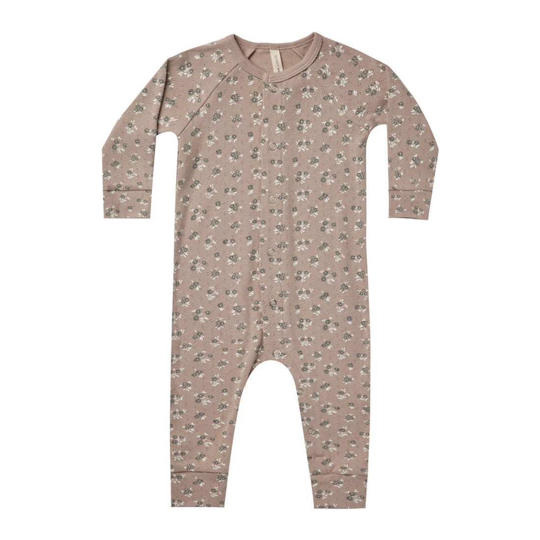 Quincy Mae Pointelle Long John | Truffle Floral