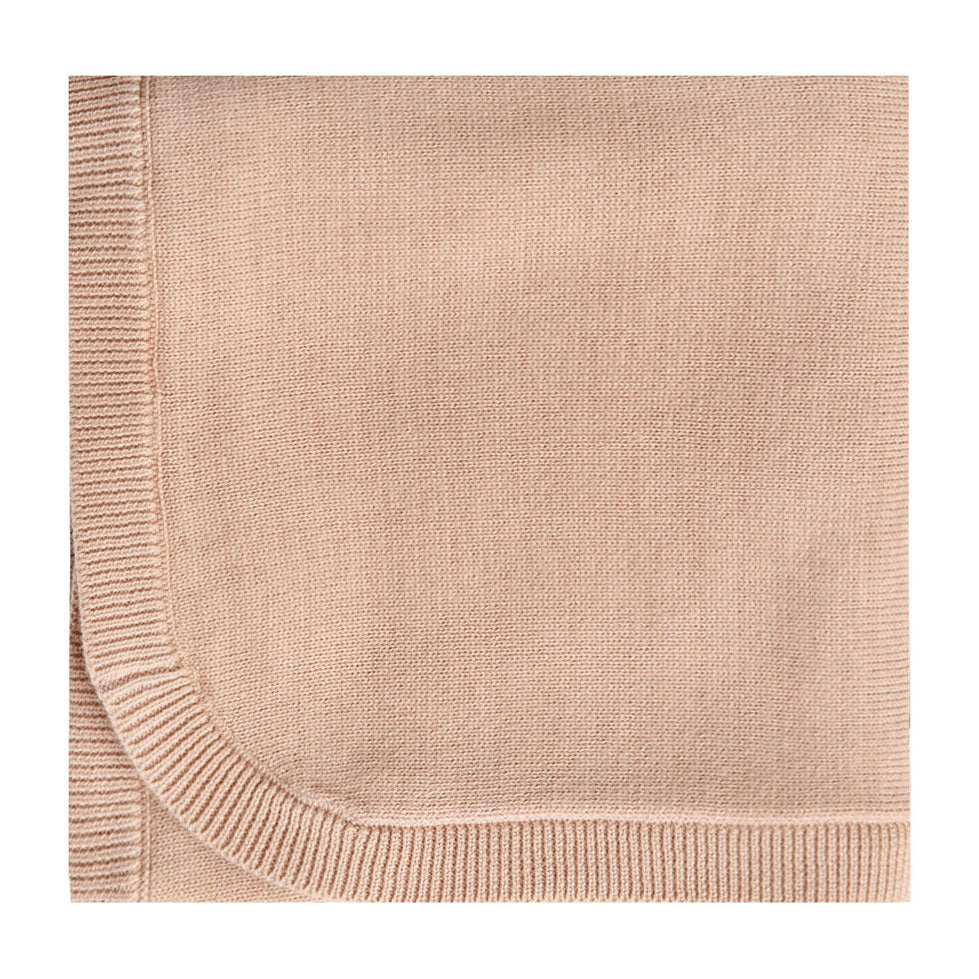 Quincy Mae Knit Baby Blanket-Petal