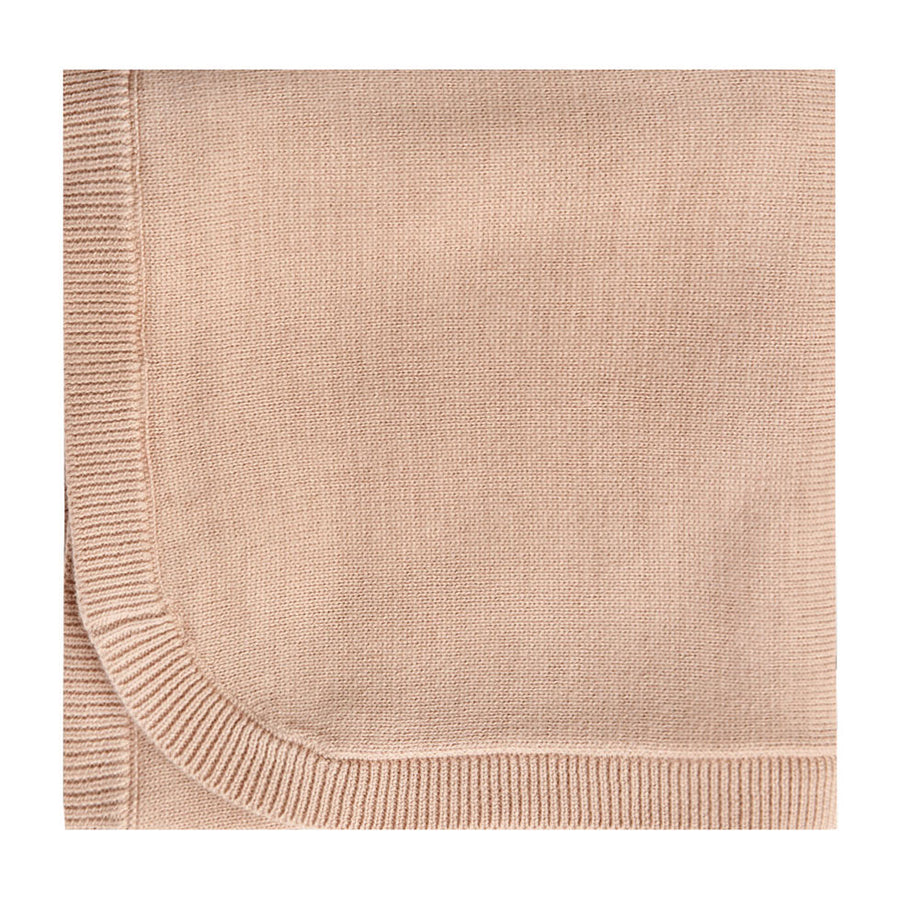 Quincy Mae Knit Baby Blanket-Petal