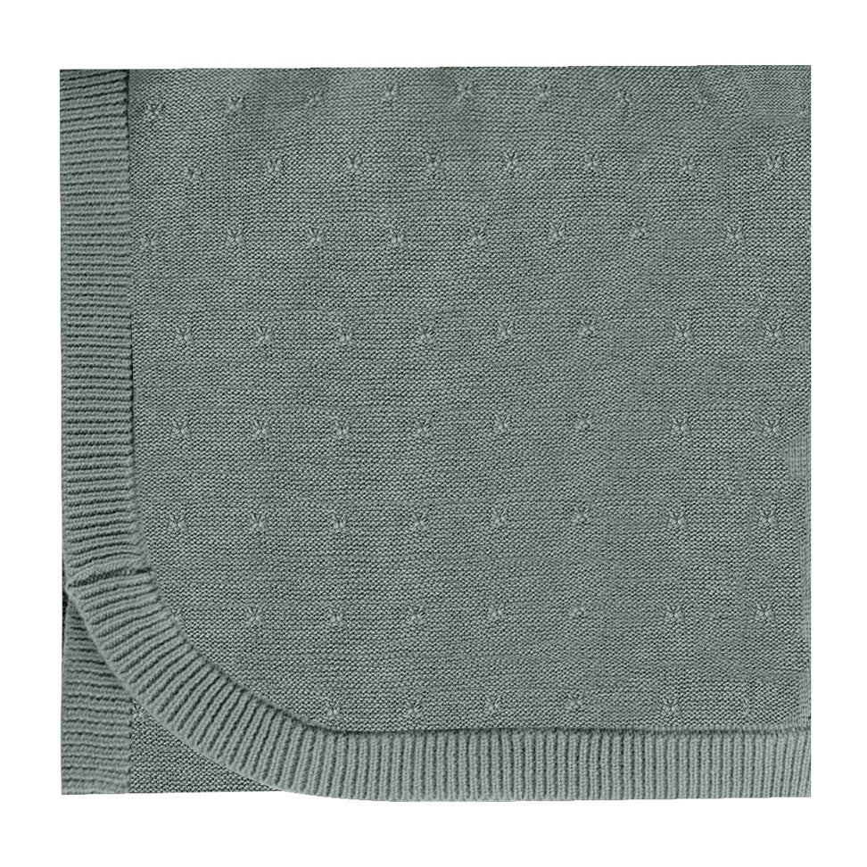 Quincy Mae Knit Baby Blanket | Dusk