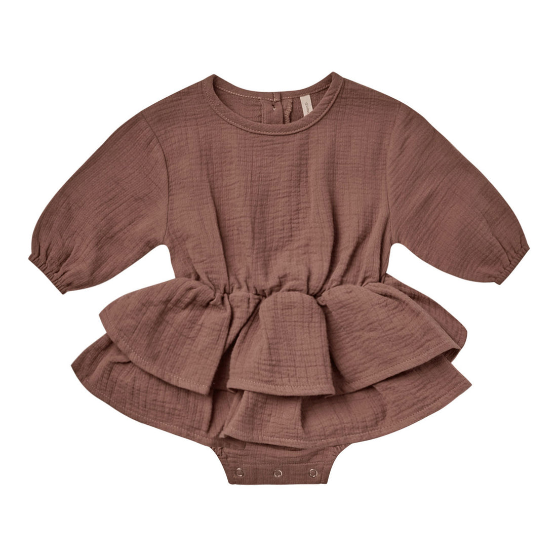 Quincy Mae Rosie Romper | Pecan