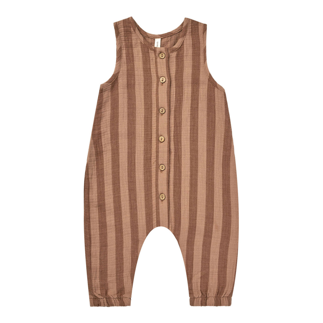 Quincy Mae Retro Stripe Woven Jumpsuit