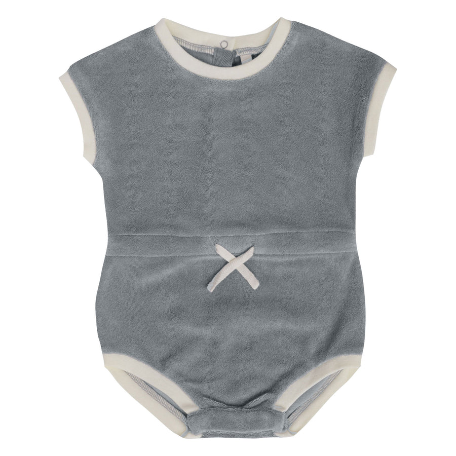 Quincy Mae Retro Romper | Ocean