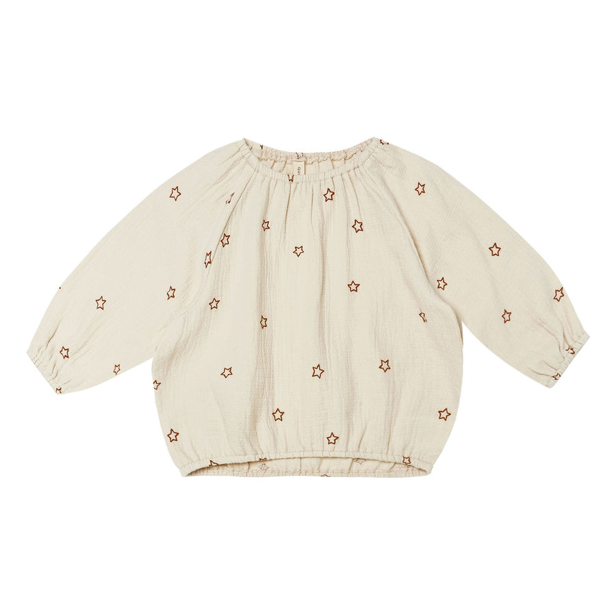 Quincy Mae Cinch Longsleeve Tee-Stars