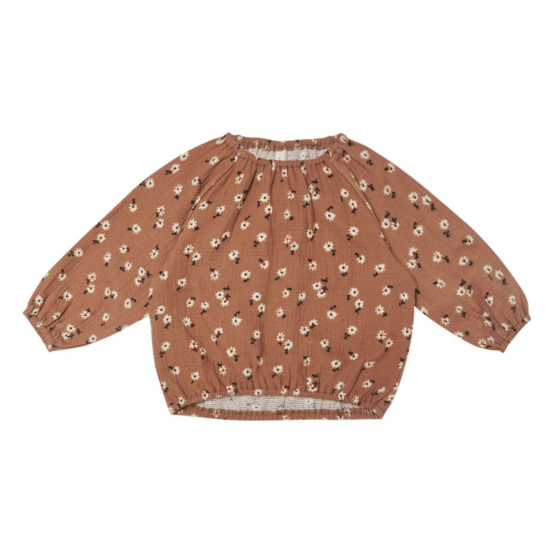 Quincy Mae Cinch Longsleeve Tee-Clay Ditsy