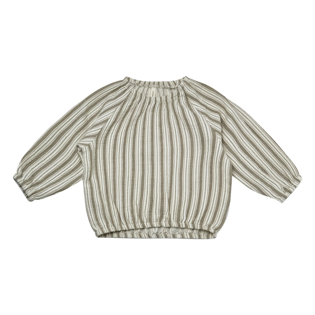 Quincy Mae Cinch Long Sleeve Tee | Fern Stripe